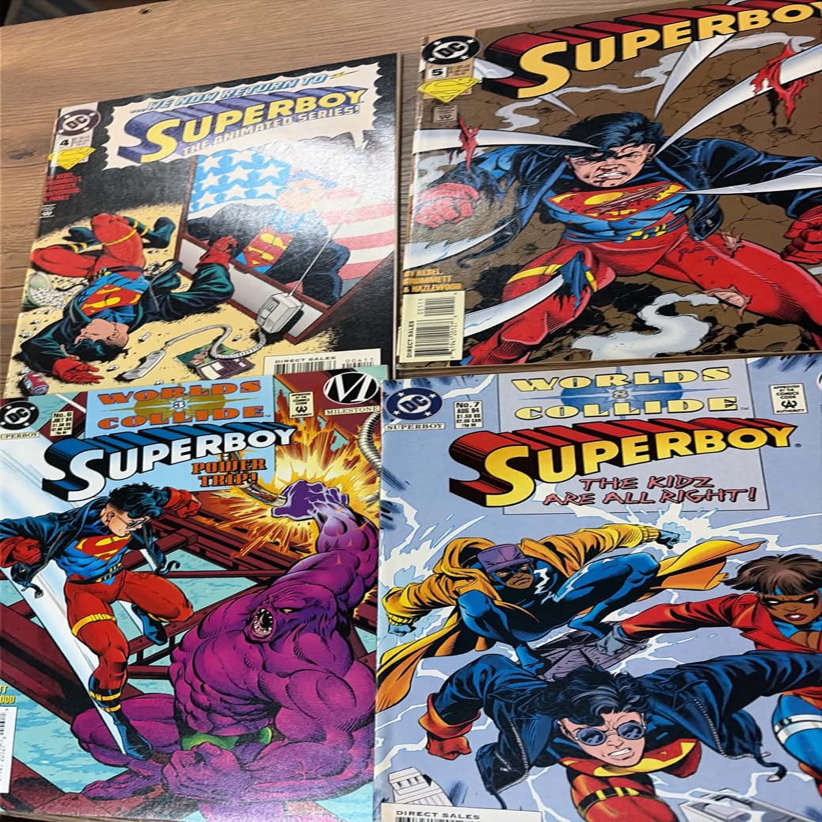 Superboy #4-7 (4xComic Run) - DC Comics - 1994